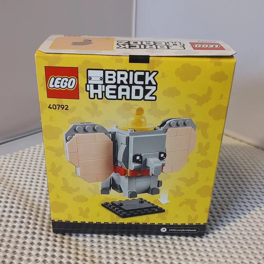 Lego 40792 Brick Headz Dumbo Walt Disney Dumbo #257 NWT Building Toy Set